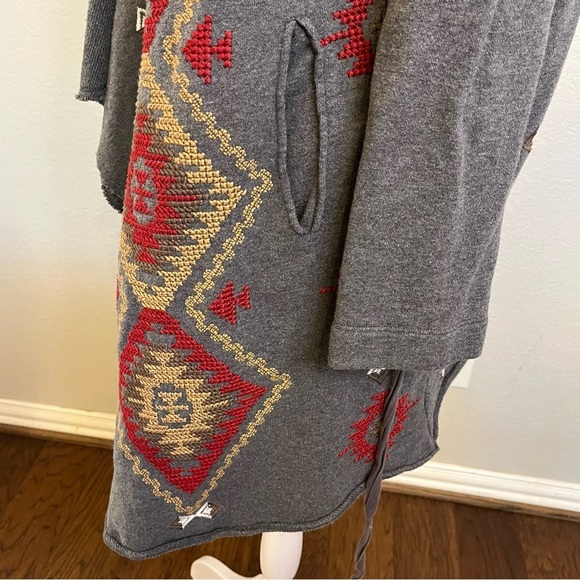 Johnny Was Aztec Gray Patterned Cardigan Sweater Women's Size Small - Picture 11 of 16